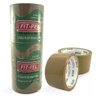Kit 5 Rolos Fita Adesiva Marrom - 1