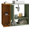 Gabinete para Banheiro com Cuba e Espelho Siesta B02 Pistache Naturalle - Lyam Decor - 8