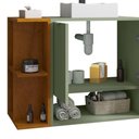 Ver mais imagens de Gabinete para Banheiro com Cuba e Espelho Siesta B02 Pistache Naturalle - Lyam Decor