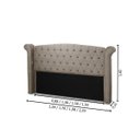 Ver imagem 3 de Kit Baú e Cabeceira Estofada Madeira Cama Box Grécia Queen:capuccino