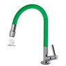 Torneira Cozinha Gourmet Flexível Verde 2 jatos 1168 C70 1/4 Volta Acqua Duo - 2