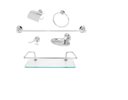 Ver imagem 1 de Kit Acessório Para Banheiro Inox 6 Peças