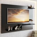 Ver imagem 2 de Painel para Tv 43" 3 Prateleiras Denver 110cm Preto