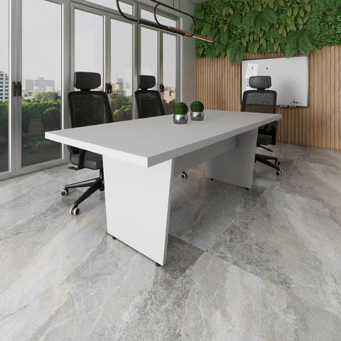 Mesa de Escritório 2,00m X 0,90m Pés Painel em V F5 Office