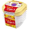 Conjunto Leve4 Pague3 POTE Plástico SANREMO SR450-7 Amarelo - 1
