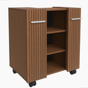 Ver imagem 4 de Gabinete com Duas Portas para Banheiro Rodízios Premium - Jm3 Móveis:freijo