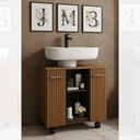 Ver imagem 3 de Gabinete com Duas Portas para Banheiro Rodízios Premium - Jm3 Móveis:freijo