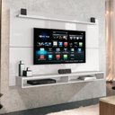 Ver imagem 5 de Painel para Tv até 65" com Prateleira 1,80m Max Branco