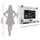 Ver imagem 2 de Painel para Tv até 65" com Prateleira 1,80m Max Branco
