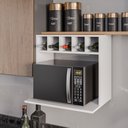 Ver imagem 2 de Suporte Aéreo para Micro-ondas 60x40cm Ane M05 Branco - Inoviza