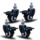 Ver imagem 1 de Kit 4 Rodizio Giratório 50mm Espiga e Freio Glebf.210.Bp.E