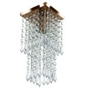 Ver imagem 3 de Kit 4 Lustre Plafon de Cristal Acrilico Spark Cobre