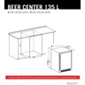 Cervejeira De Embutir Elettromec Beer Center 135 Litros Abertura Para Direita - Bc-Bi-135-Xv-Xata - - 4