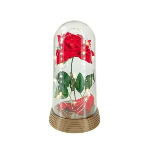 Luminária a Rosa Encantada Luzes de Fada a Bela e a Fera / o Pequeno Princípe - Ouro-envelhecido