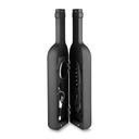 Ver imagem 1 de Kit Vinho 4 Peças Saca Rolhas Estojo em Garrafa Wine Time