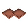 Kit 02 - Ralo Quadrado Para Embutir No Porcelanato Terracota - 1