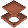 Kit 02 - Ralo Quadrado Para Embutir No Porcelanato Terracota - 4