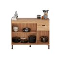 Ver imagem 3 de Gabinete de Cozinha Modulado Torino C/ 3 Portas e 1 Gaveta S/ Tampo 120cm Mel - Movelbento