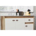 Ver imagem 4 de Gabinete de Cozinha Modulado Torino C/ 3 Portas e 1 Gaveta S/ Tampo 120cm Mel - Movelbento