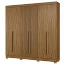 Ver imagem 1 de Guarda Roupa Casal 2030230 6 Portas 230 Cm Atacama Ripado Armoveis