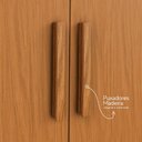 Ver imagem 6 de Guarda Roupa Casal 2030230 6 Portas 230 Cm Atacama Ripado Armoveis