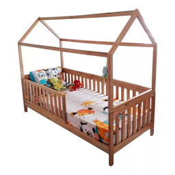 Mini Cama Infantil Em Madeira Maciça Eucalipto - 1