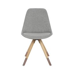 Cadeira Luana Estofada Cinza - Rivatti - 3