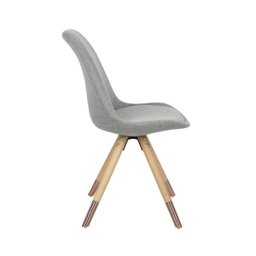 Cadeira Luana Estofada Cinza - Rivatti - 4