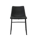 Ver imagem 2 de Cadeira Bruna Design Industrial Preta - Rivatti