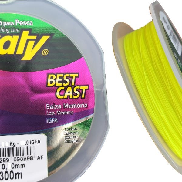 Linha de Pesca Monofilamento 0.40mm 300m Araty Best Cast - 6