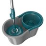 Mop Flash Limp Giratório Fit Esfregão Extensível Microfibra 360 Spin 1 Refil com Balde - 3