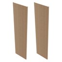 Ver imagem 3 de Kit 2 Placas de Painel Ripado Toronto 250cm x 58cm x 3,3mm (Rende 2,9m²) Ecorevest Marrom/Itapuã