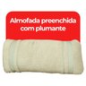 Poltrona Namoradeira 2 Lugares Orgânica Chloe Boucle Bege com Almofada Plumante - Arkell - 4