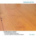 Ver mais imagens de Conjunto Mesa 150cm Retangular e 6 Cadeiras de Madeira Maciça para Área Gourmet Valenza Yescasa
