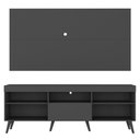 Ver imagem 6 de Rack com Painel e Suporte TV 65" Retrô Flórida Up Multimóveis MP1043 Preto