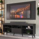 Ver imagem 1 de Rack com Painel e Suporte TV 65" Retrô Flórida Up Multimóveis MP1043 Preto