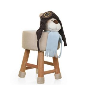 Banco de Pelúcia de Urso Aviador Lfza