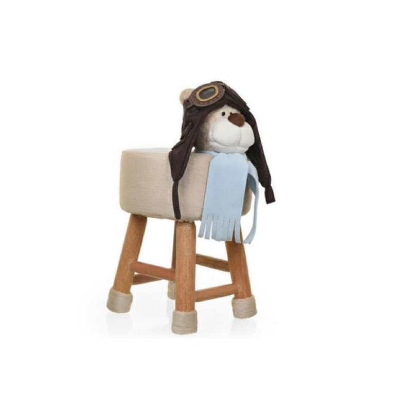 Banco de Pelúcia de Urso Aviador Lfza