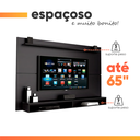 Ver imagem 5 de Painel para Tv até 65 Polegadas com Prateleira Nicho Max Edn Móveis