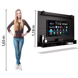 Painel para TV até 65 Polegadas com Prateleira Nicho Max EDN Móveis - 5