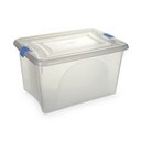 Ver imagem 1 de Caixa Organizadora 16,6L BRANCO 41x28x23cm PLASVALE 1212