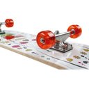 Ver imagem 3 de Skate Row Truck Alumínio Rodas Em Gel - 79x20cm - Mor - ROXO COGUMELO