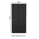 Ver imagem 2 de Armário Aéreo Madesa Lux 40 x 83 cm 1 Porta Rustic/Preto Cor:Rustic/Preto