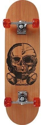 Skate Row Truck Alumínio Rodas Em Gel - 79x20cm - Mor - MADEIRA CAVEIRA - 6
