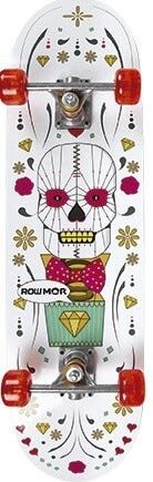Skate Row Truck Alumínio Rodas Em Gel - 79x20cm - Mor - MADEIRA CAVEIRA - 5