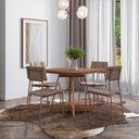 Ver imagem 1 de Mesa Atira Carraro C/ 4 Cadeiras Lou Linho