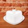 Manteigueira em Porcelana Heart Branca 14x9cm Haüskraft - 2