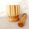 Pilão Para Temperos de Bambu Madeira - 3