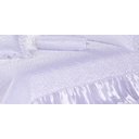 Ver imagem 3 de Kit de Colcha Cobre Leito Athena Casal Queen 05 Peças Branco