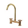 Torneira Dourada Bancada Com Misturador - 2